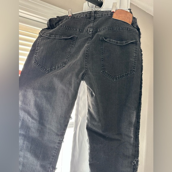 Waimea Men’s Black Distressed Skinny Jeans 34x32 - Picture 8 of 8